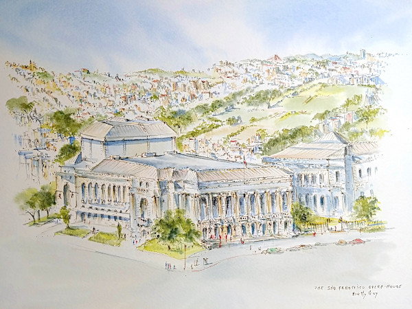The San Francisco Opera House by Betty Guy