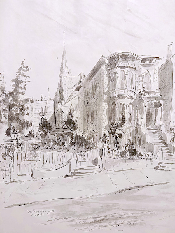 San Francisco O'Farrell St by Betty Guy