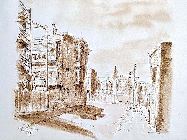 Harris Street San Francisco by Betty Guy