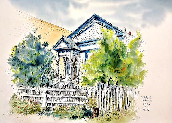 147 Ripley St. San Francisco Friday Morning in March by Betty Guy