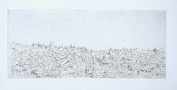 Untitled (from the series of etchings/monoprints "San Francisco-Betty Guy") by Betty Guy