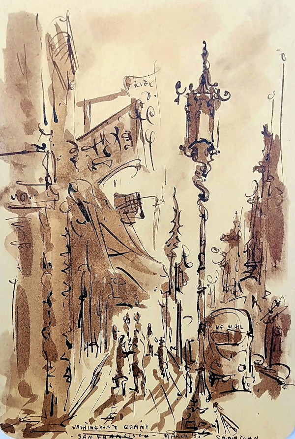 Chinatown Washington + Grant San Francisco by Betty Guy
