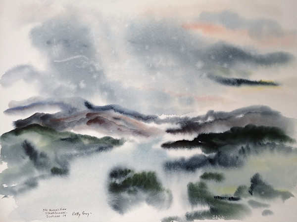 The Queen's View Strathtummel by Betty Guy