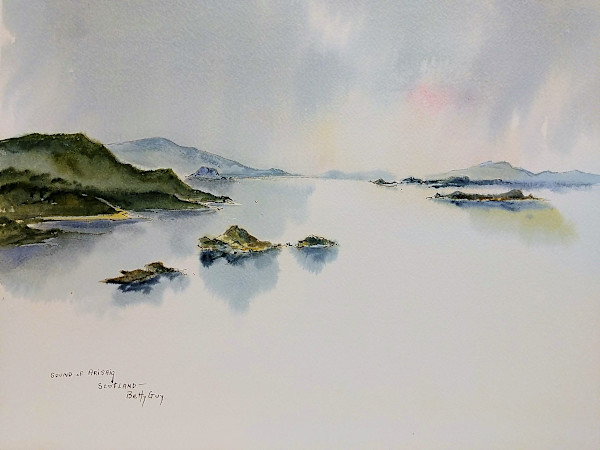 Sound of Arisaig Scotland by Betty Guy