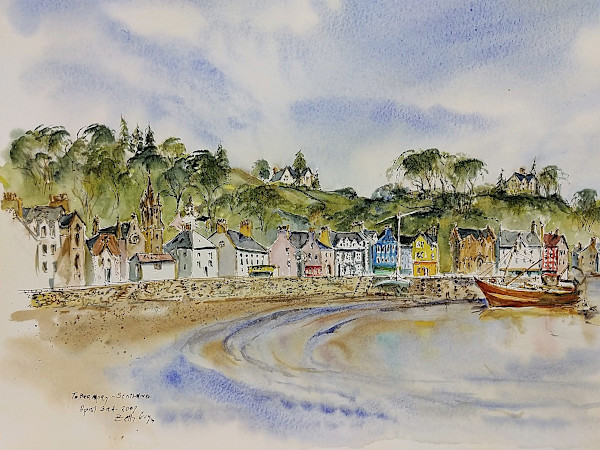 Tobermory - Scotland by Betty Guy