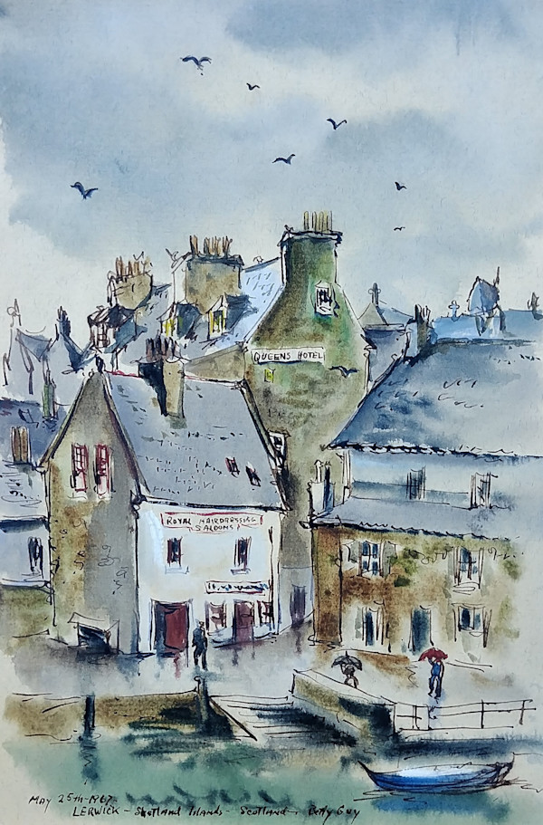 Lerwick - Shetland Islands - Scotland by Betty Guy