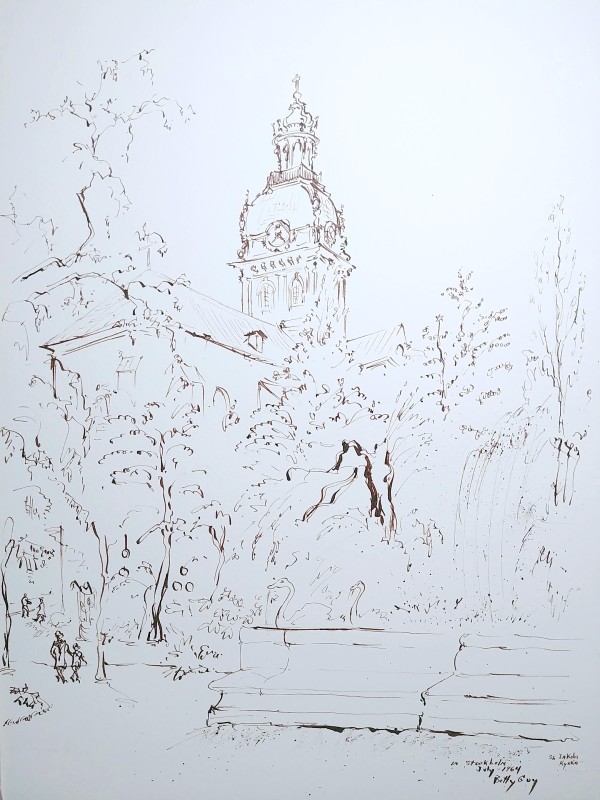 In Stockholm St. Jakobs Kyrka by Betty Guy