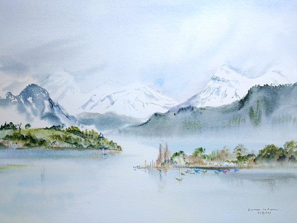 Lucerne - Switzerland! by Betty Guy