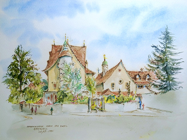 Frauenkloster Maria der Engel Appenzell by Betty Guy