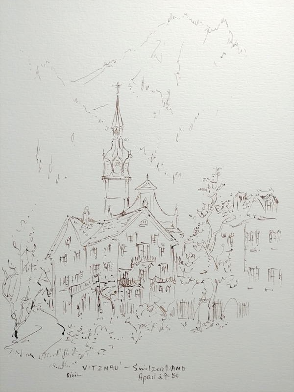 Vitznau! - Switzerland Rigi by Betty Guy