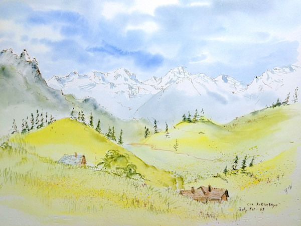 Col de Bretaye by Betty Guy