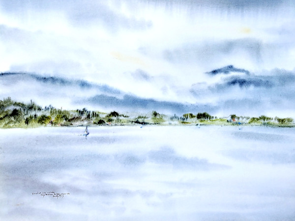 Geneve - Lac Leman by Betty Guy