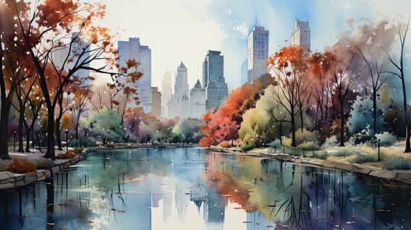 Fall in the City by Gilda Kent