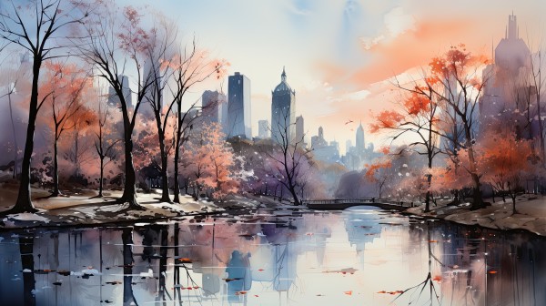Central Park by Gilda Kent