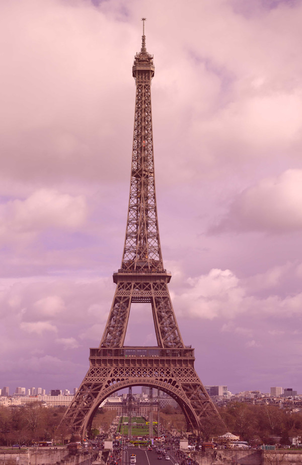 Pink Eiffel Tower No. 1 by Wren Woodward Sarrow, Image 1.