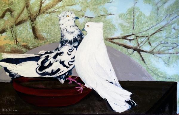 Coupling Pigeons by Wren Sarrow