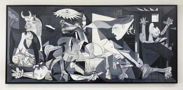 One Quarter Reproduction of Guernica by Wren Sarrow
