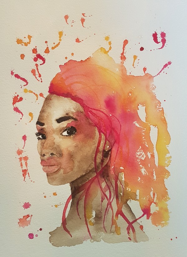 Fierce Girl by Haggith van Hees