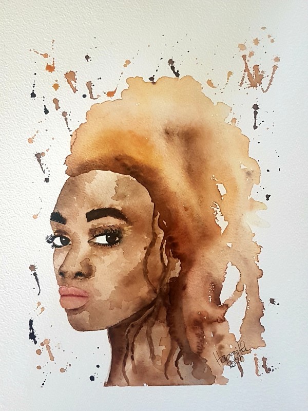 Fierce Girl by Haggith van Hees