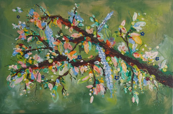 Abstract Blooms by Haggith van Hees