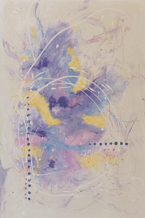 No Title (abstract pastel) by Haggith van Hees