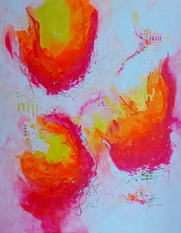 Neon Flowers by Haggith van Hees
