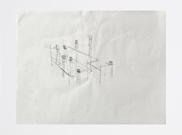 Sketch for Objects Saved from Dispersion Installation by Marisa Tesauro