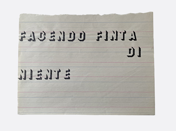Facendo Finta di Niente by Marisa Tesauro