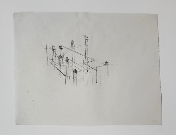 Sketch for Objects Saved from Dispersion Installation by Marisa Tesauro