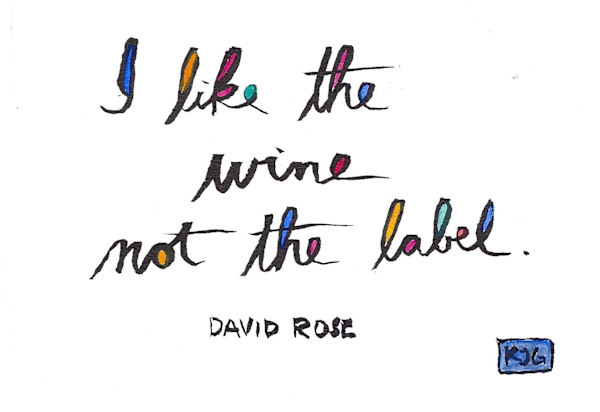 I like the wine not the label by Karen J Gimbel