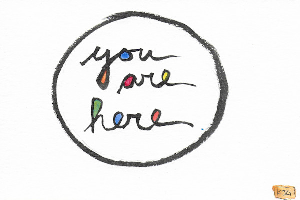 you are here by Karen J Gimbel