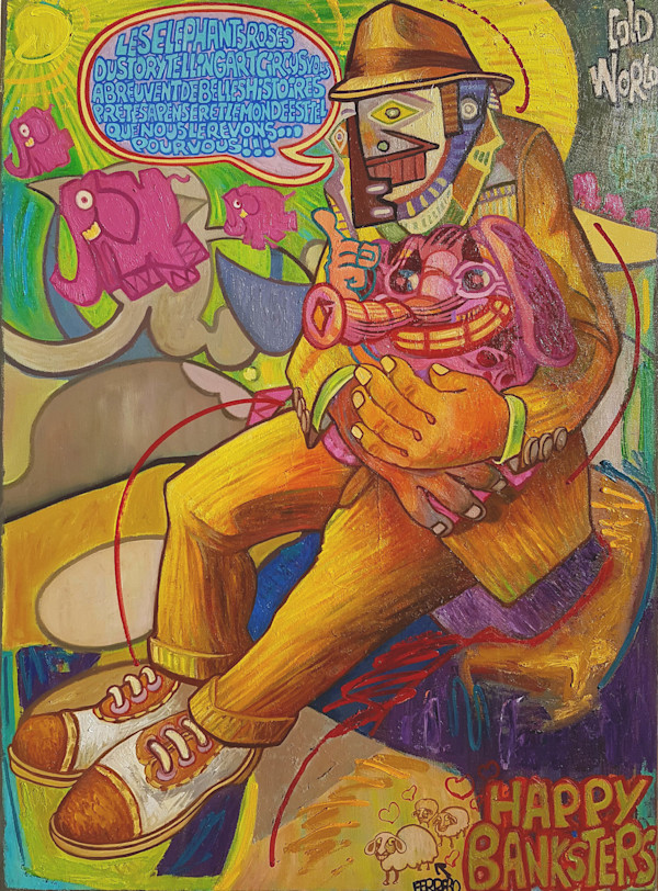 Happy bankster by Galerie Marc FERRERO