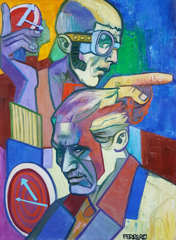 Duke et Cello face à l'accélération by Galerie Marc FERRERO