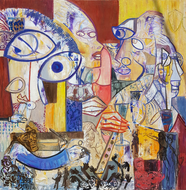 Autoportrait  Accéléré du peintre by Marc FERRERO