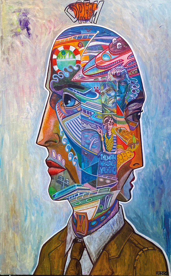 HOMME MULTIFACE ET RÊVE DE YACHTING by Marc FERRERO, Image 2.
