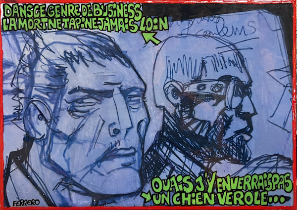 DUKE ET DON CELLO DANS L'UNIVERS DISQUALIFIE by Galerie Marc FERRERO