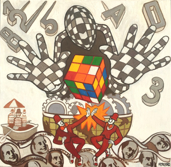 Rubik cube et monde mathematique by Galerie Marc FERRERO