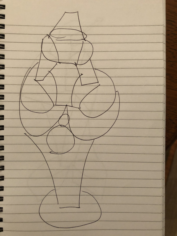 Untitled Pen Sketch by Craig Moran