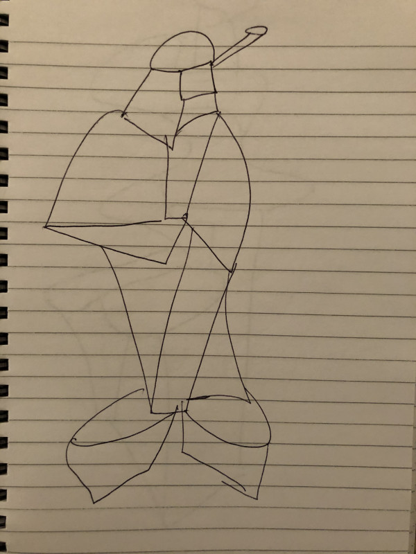 Untitled Pen Sketch by Craig Moran
