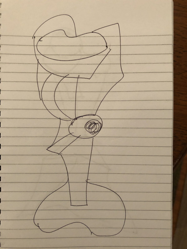Untitled Pen Sketch by Craig Moran