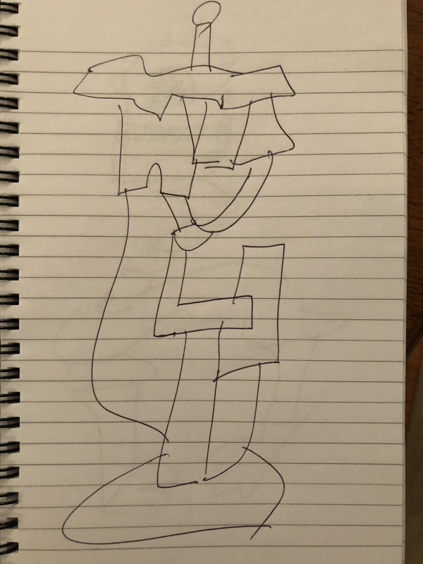 Untitled Pen Sketch by Craig Moran