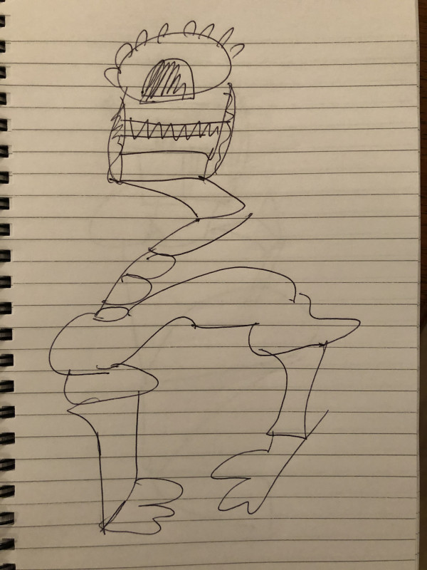 Untitled Pen Sketch by Craig Moran
