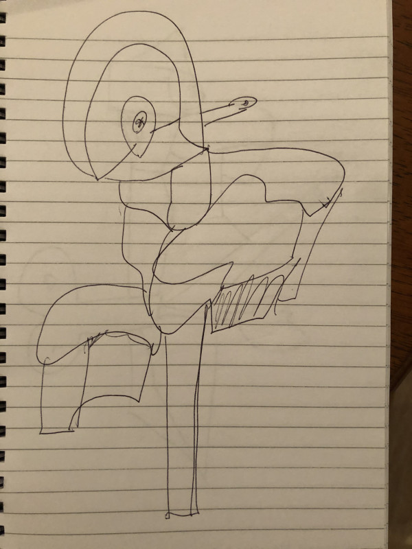 Untitled Pen Sketch by Craig Moran