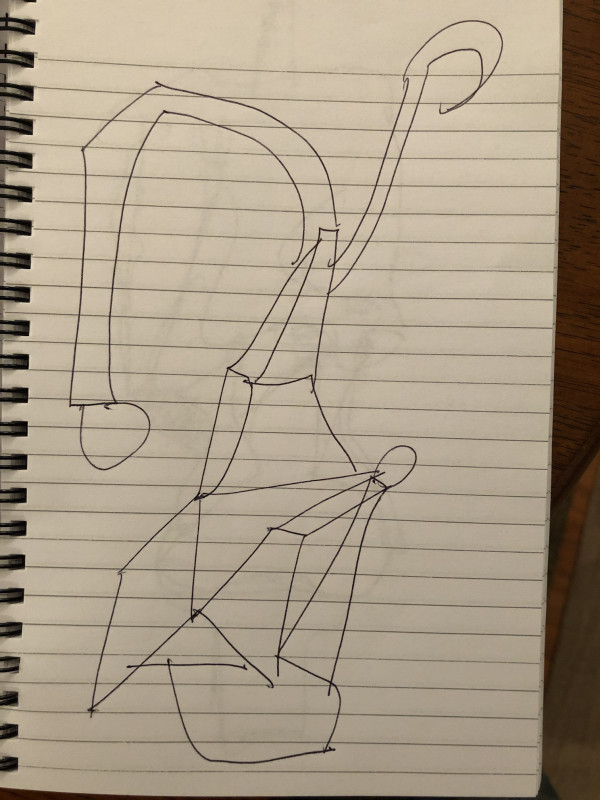 Untitled Pen Sketch by Craig Moran