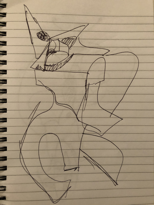 Untitled Pen Sketch by Craig Moran