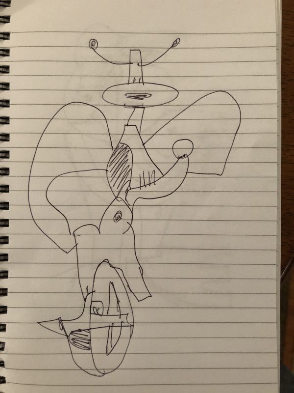 Untitled Pen Sketch by Craig Moran