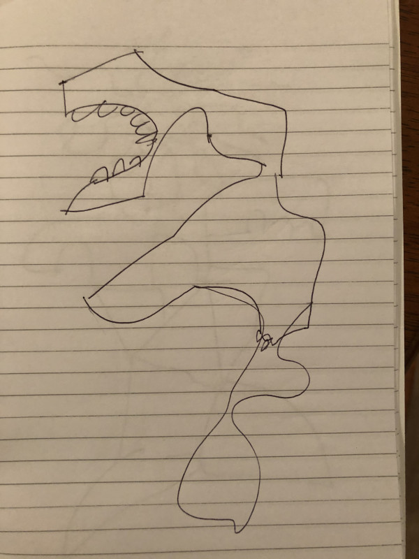 Untitled Pen Sketch by Craig Moran