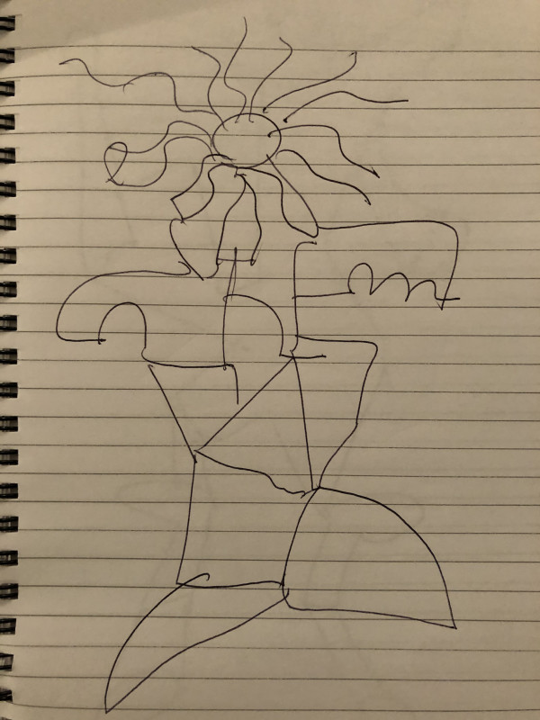 Untitled Pen Sketch by Craig Moran
