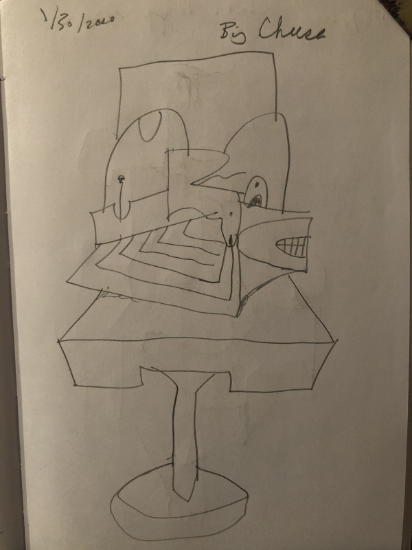 Untitled Pencil Sketch by Craig Moran
