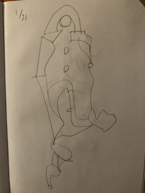 Untitled Pencil Sketch by Craig Moran